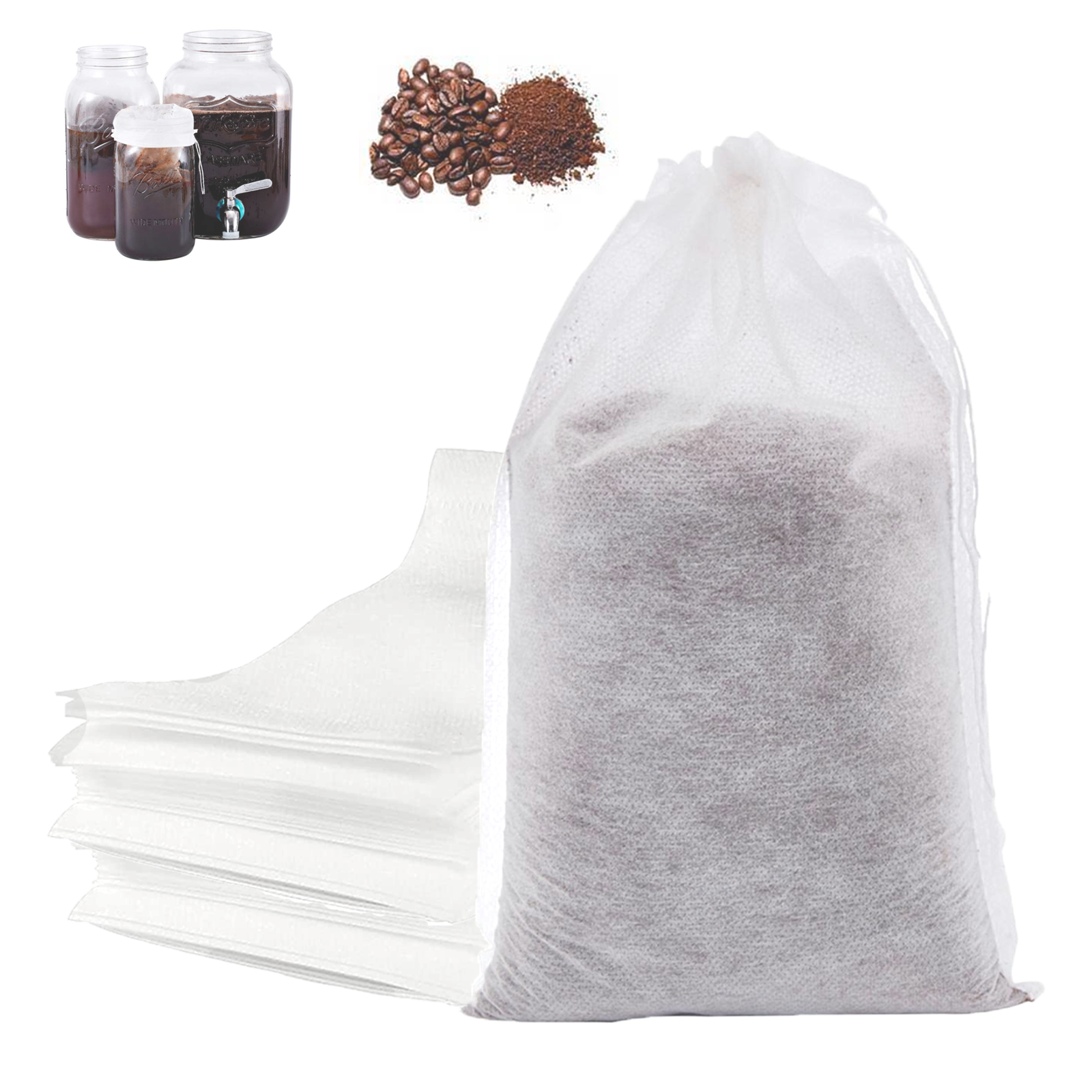 illy Cold Brew Filter Pack Bags 1/2 Gallon - 20/Case