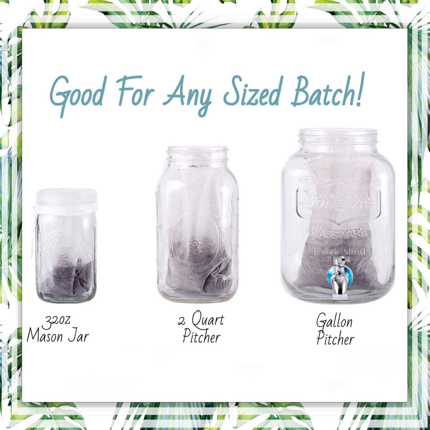 No Mess Cold Brew Bags, 60PCS Cold Brew Coffee Filters 6”x 10” Disposable French Press Filter Bags Fine Mesh Brewing Bags with Drawstring for Iced Coffee Maker Hot Tea in Mason Jar or Pitcher